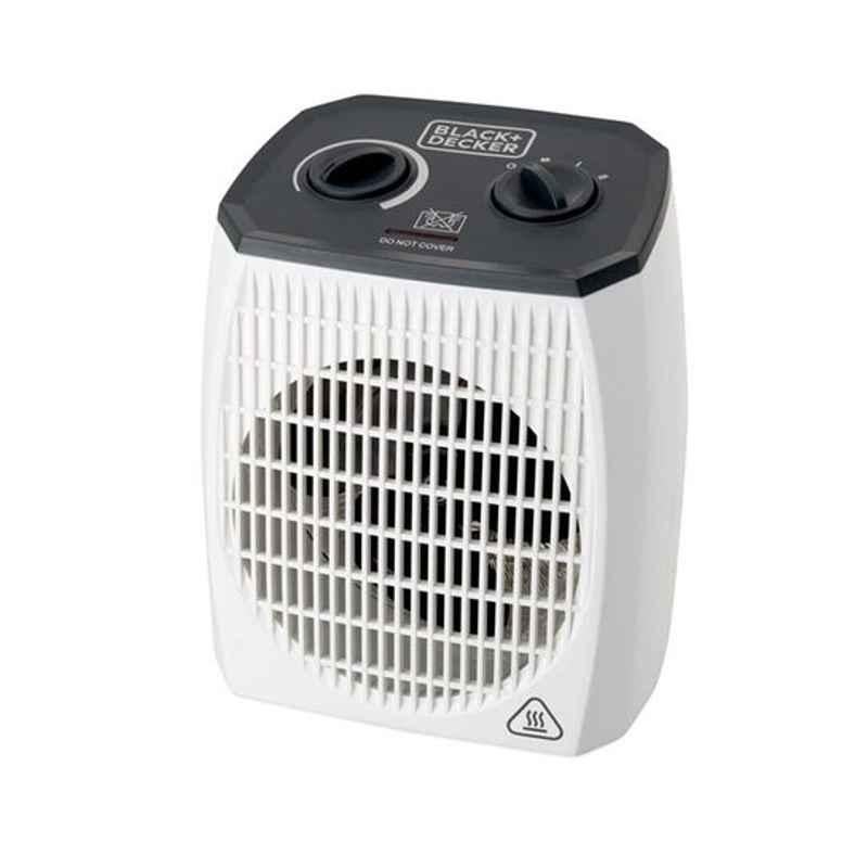 Black & Decker 2000W Plastic White Vertical Fan Heater, HX-310