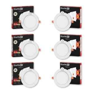Sturlite Eco LYF 8W 640lm Cool White 3 in 1 Round LED Downlight (Pack of 6)