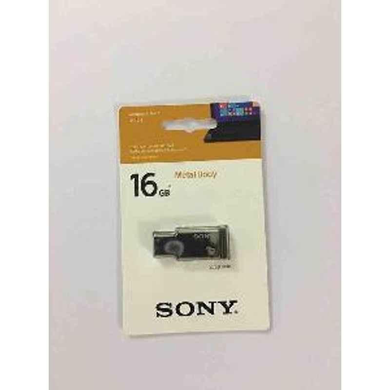 Sony Pendrive Tiny Metal 16Gb Usm16Mx Usb 2.0 Pen Drive