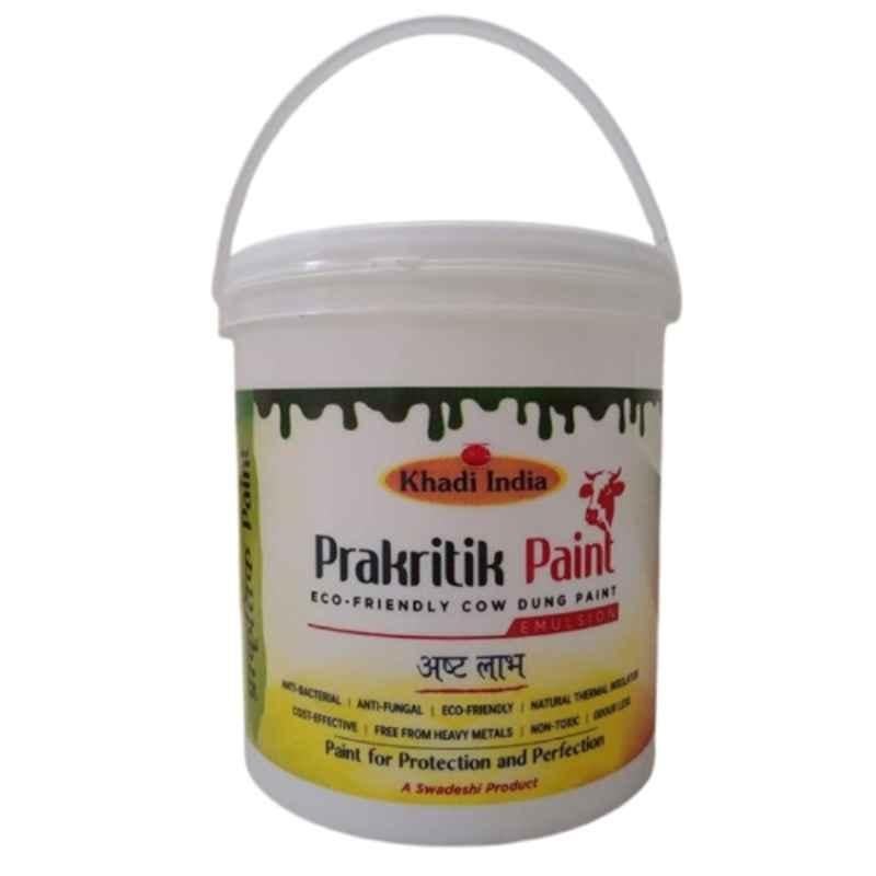 Khadi Prakritik Paint 4 Litre White 2-in-1 Interior Emulsion Paint