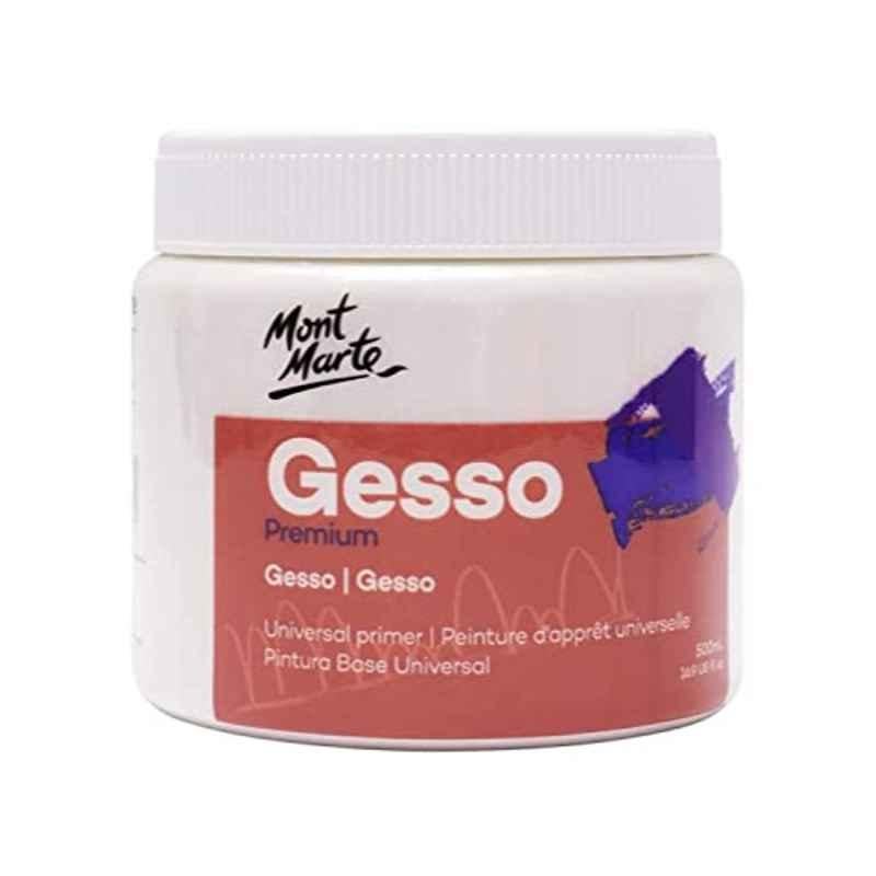 Mont Marte 500ml White Premium Gesso Universal Primer