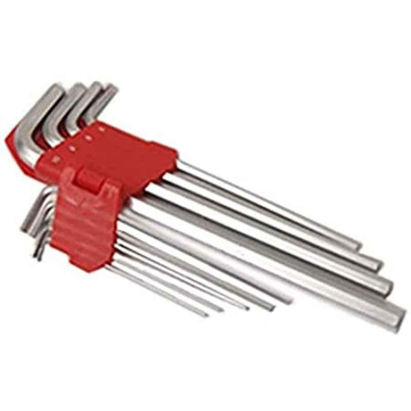 Denfos 9 Pcs 1.5-10 mm Extra Long Hex Allen Key Wrench Set, DF3003