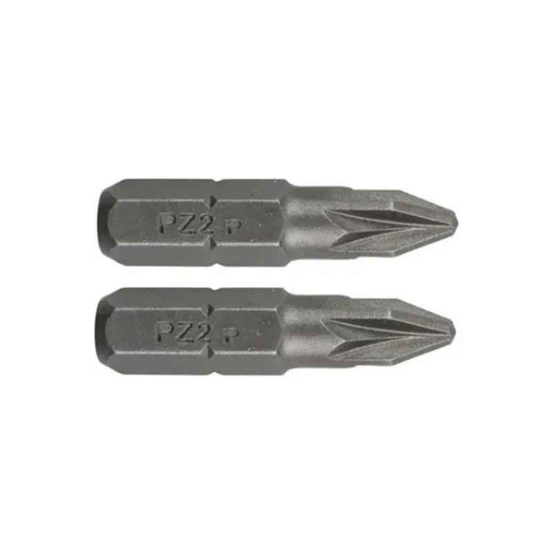 Bosch PZ2x25mm Silver Pozidriv Screwdriver Bit, 2609255923 (Pack of 2)