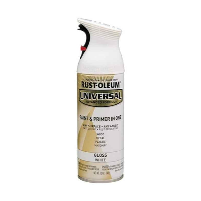 Rust-Oleum 12 Oz Gloss White Gloss Paint, 245199