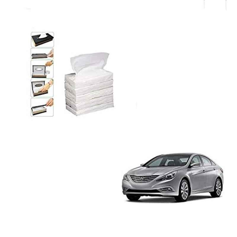 Kozdiko 100 Pulls Dispenser Box Refiller Tissue Paper with 200 Sheets for Hyundai Sonata (Pack of 5)