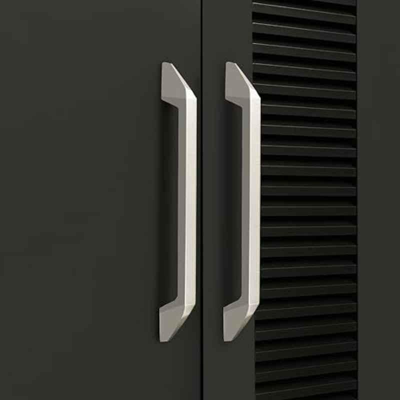 Plantex 160mm Zinc Satin Pull Cabinet Handle for Home & Office, APS-DTC-3780-SATIN-160MM-PK-2 (Pack of 2)