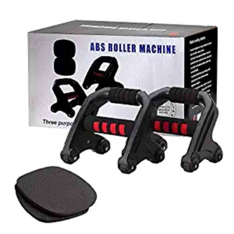 Dolphy 3 in 1 Black & Red ABS Roller Machine with Non-Slip Sturdy Structure, DABWL0015
