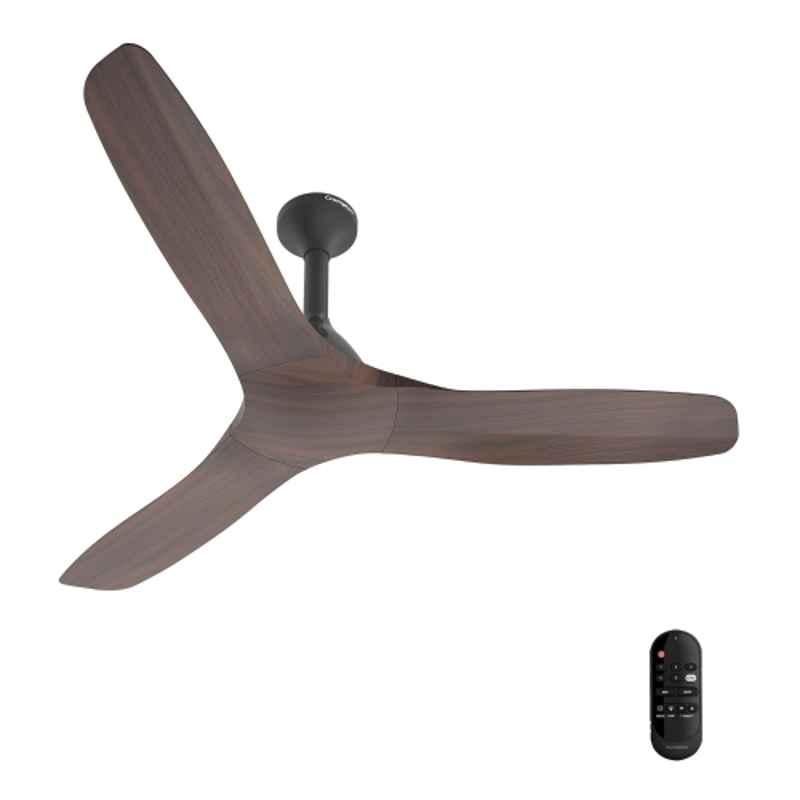 Crompton Silent Pro Fluido Wave 39W 325rpm 3 Blade Sheesham Wood Ceiling Fan with 4 Years Warranty, CFSPFLWV48SHWDAD5S, Sweep: 1200 mm
