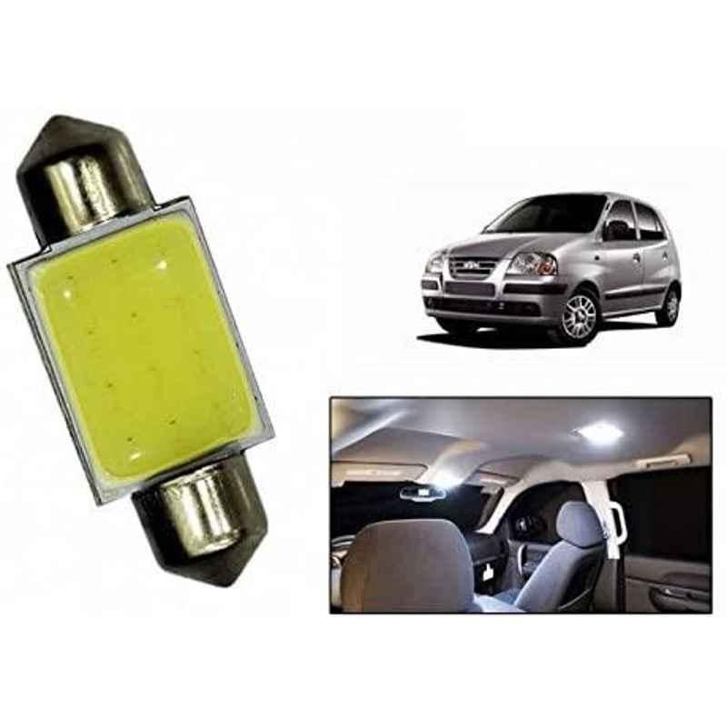 AOW Super Bright Car Roof Light/Dome Light (White) For Mahindra Reva, Pack Of 2 (Length : 3.2 cm)-picture-12