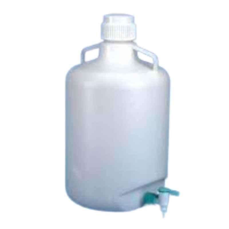 Rasayan 10 Litre Plastic White Carboy with Stop Cock