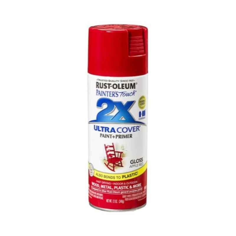 Rust-Oleum Painters Touch 12 Oz Apple Red 2X Ultra Cover Spray Paint, 249124