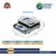 Emerald Meezan 30kg Table Top Scale with Dual Accuracy, KTBS30