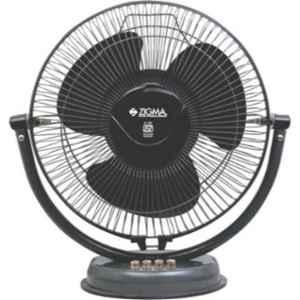 Zigma Tiktik 45W Quiet Portable Black Ultra High Speed 3 Blade Table Fan, Sweep: 300 mm