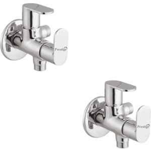 Prestige Ocean Brass Chrome Finish 2 Way Angle Cock (Pack of 2)