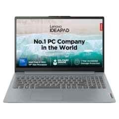 Lenovo IdeaPad Slim 3 14th Gen Intel Core 5 120U 15.6 inch Grey Laptop with 16GB/512GB SSD/Win 11/MS Office 2021/Backlit Keyboard FHD IPS/1 Year ADP Free/3 Mon. Game Pass, 83E6001UIN