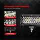 JBRIDERZ Car 36 Led 120W Heavy Duty Cree Fog Lamp 2 Pcs Set With Switch For Honda Jazz 2Nd Gen 1.2L V