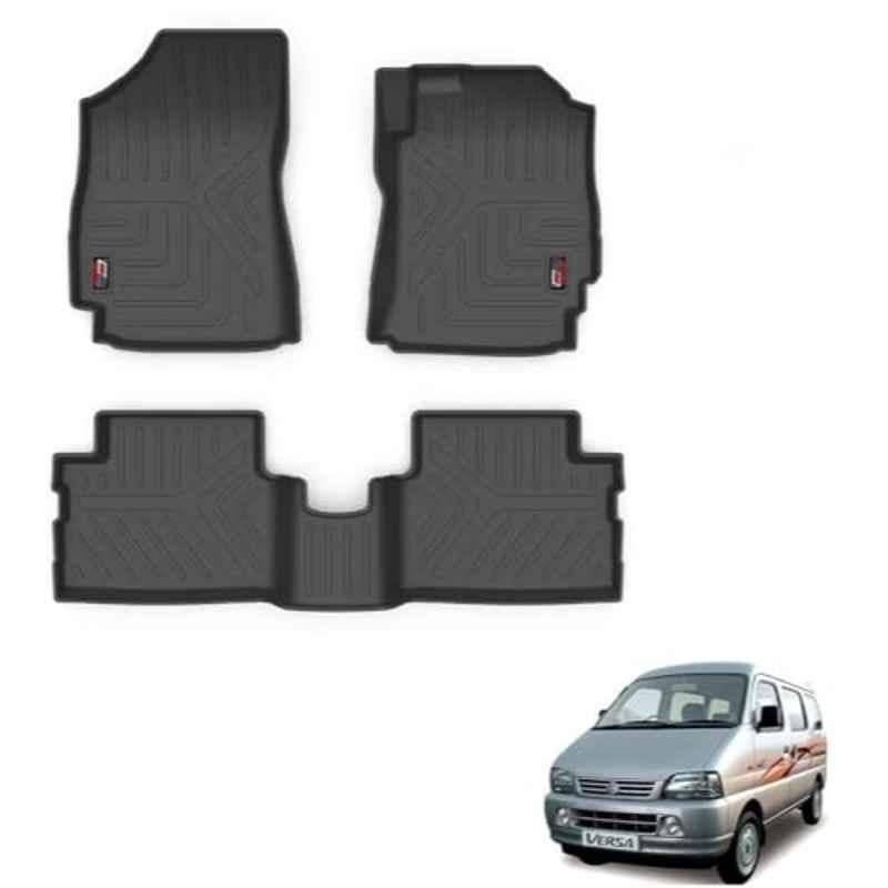 Kozdiko Thermoplastic Polyolefins 3D Life Long Car Floor Mat Set for Maruti Suzuki Versa