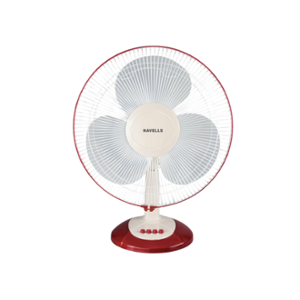 Havells Sameera 52W 3 Blade Cherry Table Fan, FHTSUSTCHR16, Sweep: 400 mm