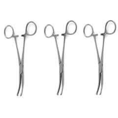 Forgesy 3 Pcs 12 inch Stainless Steel Rochester Pean Hemostatic Clamp Set, FORGESY259