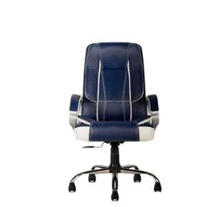 CELLBELL C102 Watson Leatherette High Back Grey & Navy Blue Ergonomic Chair