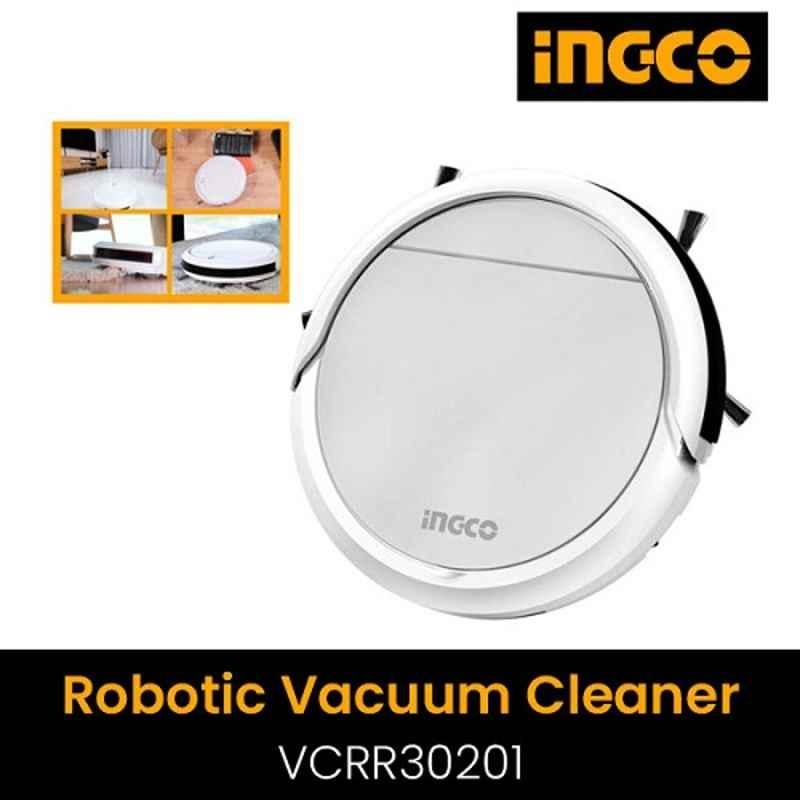 Ingco 300x75mm Robotic Vacuum Cleaner, VCRR30201