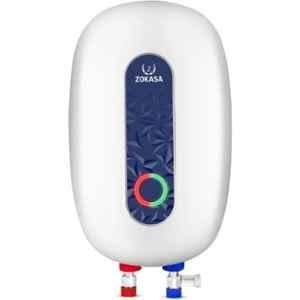 Zokasa Victo 3 Litre 3000W 4 Star White & Blue Instant Water Geyser