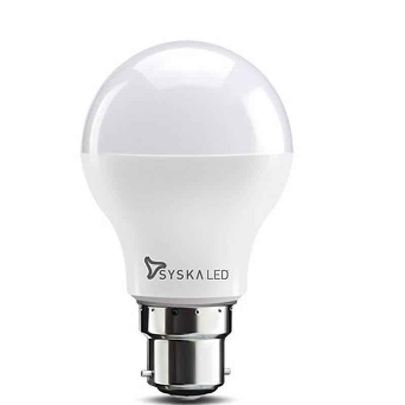 Syska 5W B22 Cool Day Light LED Bulb (Pack of 4)