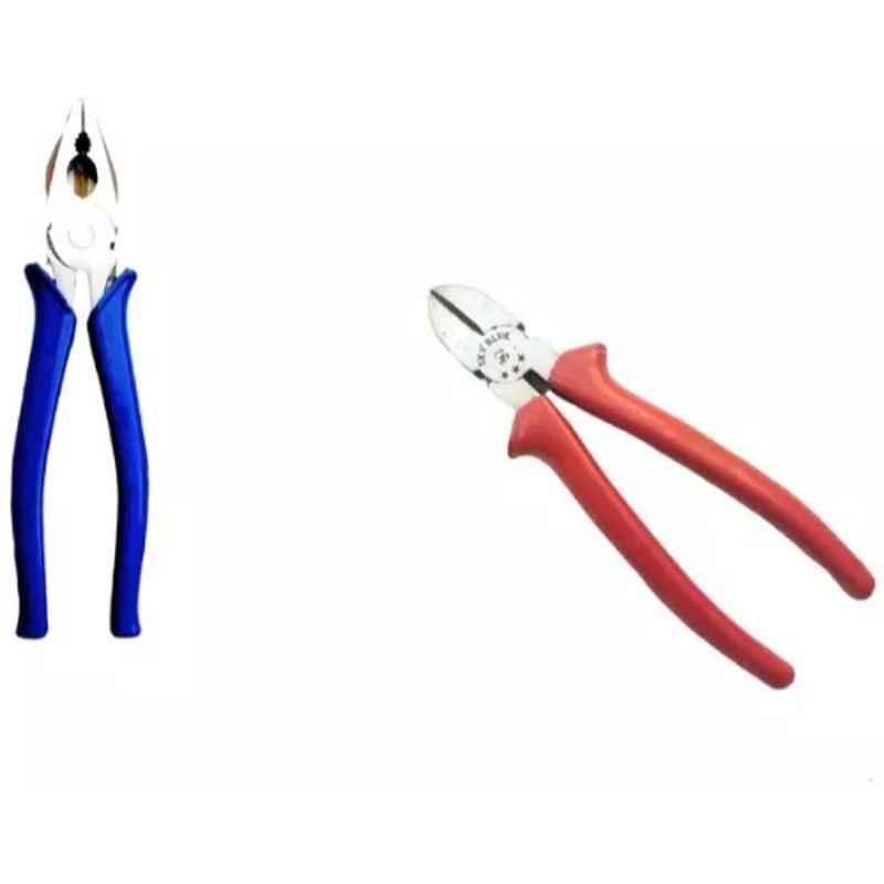 Sky Blue 2 Pcs 7.8 inch Groove Plier Combo, SBE_PLIER_COMBO_MOD_00154