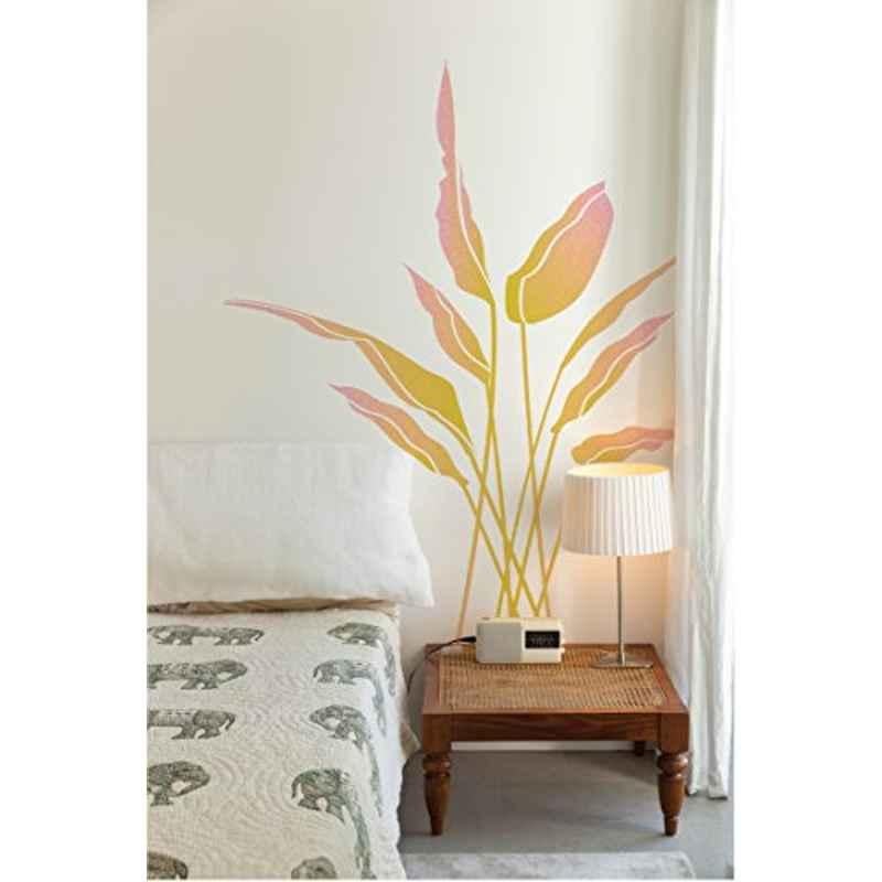 Asian Paints Nature-XXL3 Wall Ons 4.25x1.5ft Vinyl Orange Nature Tree Time Self Adhesive Wall Sticker, HPCA19453