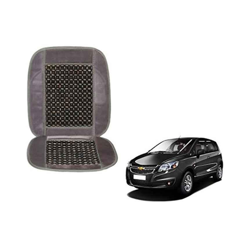 Kozdiko Wooden Beads Car Seat Cushion with Velvet Border for Chevrolet UVA