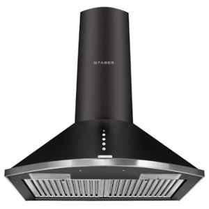 Faber Hood Class Plus PB BK LTW 60 1000CMH Steel Black Pyramid Wall Mounted Kitchen Chimney