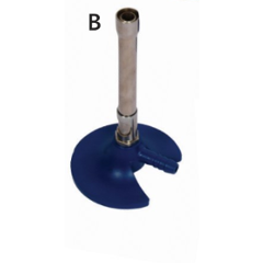 Borosil 13mm Brass Pipe Bunsen Burner for LPG, LABR8888Z13