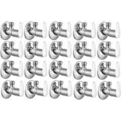 Senkiddpro Fusion Stainless Steel Chrome Finish Wall Mounted Angle Cock (Pack of 20)