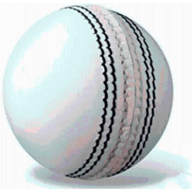 Mturbo Cricket white Leather Cricket.. Cricket Leather Ball (Standard)