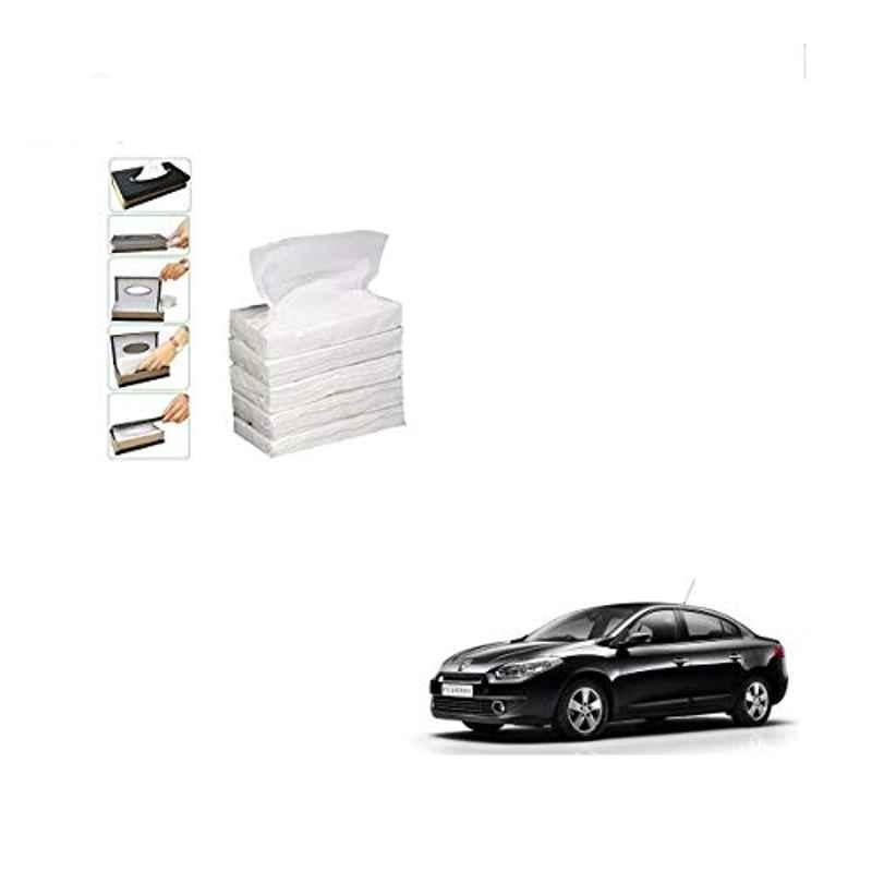 Kozdiko 100 Pulls Dispenser Box Refiller Tissue Paper with 200 Sheets for Renault Fluence (Pack of 5)