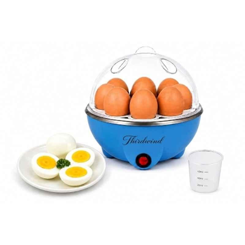 Thirdwind 350W ABS Plastic Blue Electric Egg Boiler with 3 Boiling Modes & 1 Year Warranty, Capacity: 7 Eggs