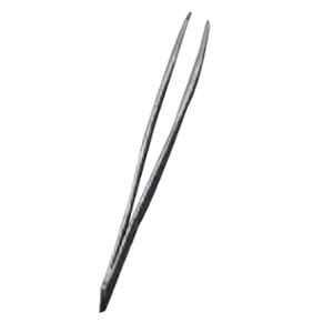Glassco 100mm Stainless Steel Curved Fine Point Forceps, 532.303.01 (Pack of 10)