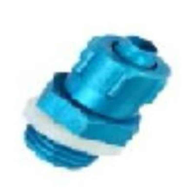 VAC 3/8 Inch Aluminium Male Connector With Sealing Rings - MC 6-03