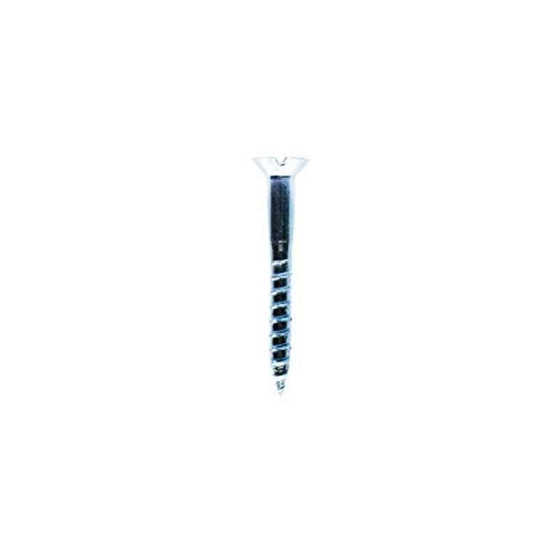 Homesmiths 1-1/2 inchx10mm Zinc Plated Wood Screw (Pack of 10)
