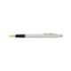 Cross Classic Century Black Ink Chrome & 23 Karat Gold-Plated Roller Ball Pen with 1 Pc Black Gel Ink Refill Set, AT0085-109