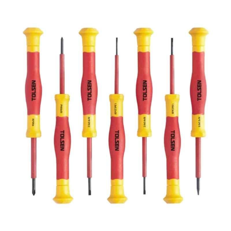 Tolsen 7 Pcs insulated Precision Screwdrivers Set, V32007