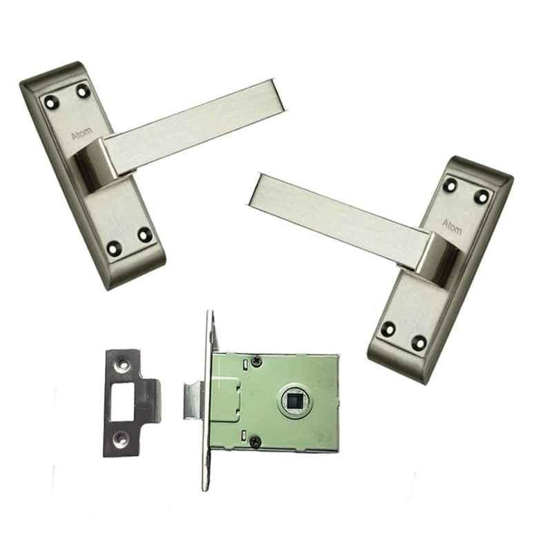 Atom Polo Stainless Steel Stain Finish Universal Baby Latch Set