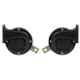 Bosch 2 Pcs 105-118dB 12V Plastic Black Symphony Horn Set for Ford Fusion 1.6L, F002H10028
