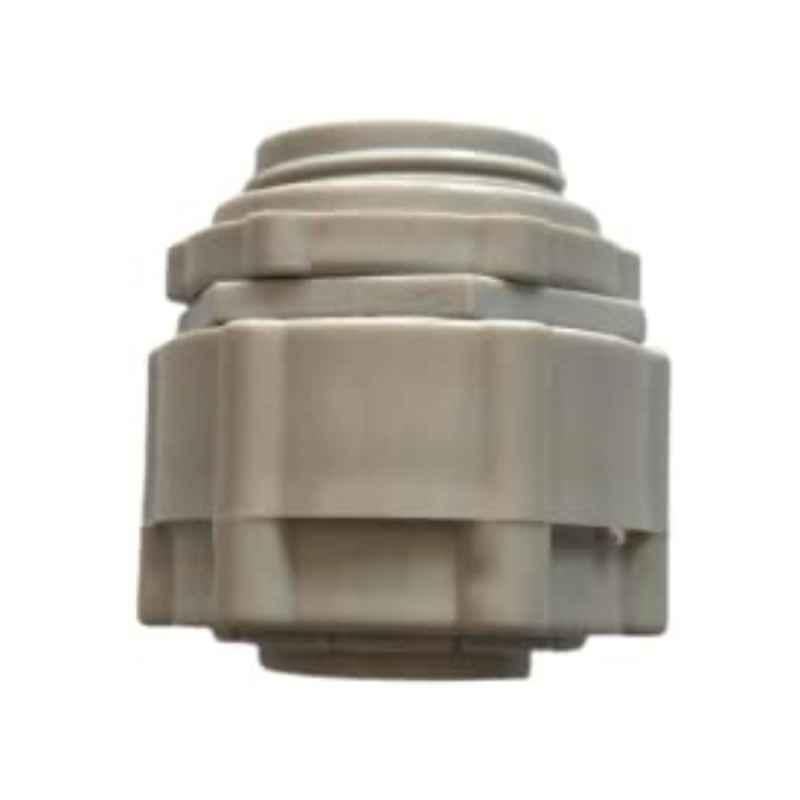 Reliable Electrical 20mm PVC Grey Electrical Conduit Adaptor (Pack of 5)