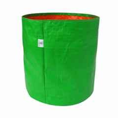 India Green Innovative 18x18 inch 220GSM HDPE Round Green UV Treated Grow Bag for Fruits & Vegetables (Pack of 2)
