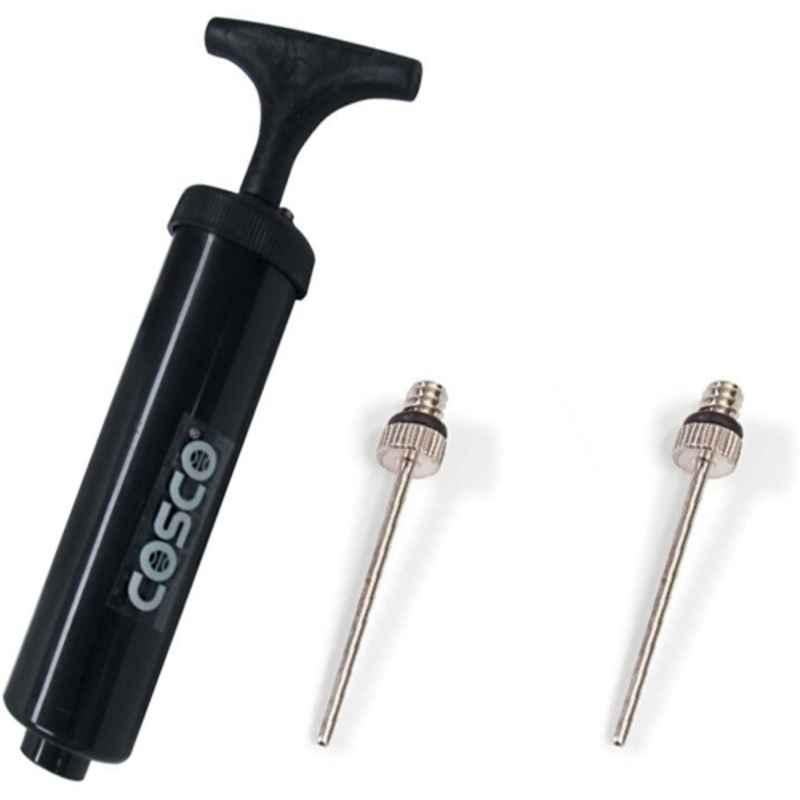 Cosco Black Football with 2 Needles Ball Pump