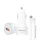 Portronics Car Power 1Q White 3A Quick Car Charger with Single USB Port, POR-392