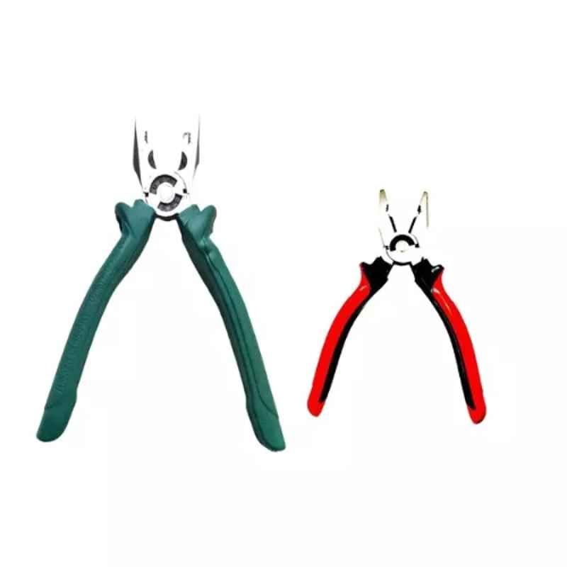 Sky Blue 2 Pcs 7.8 inch Lineman Plier Combo, SBE_PLIER_COMBO_MOD_01413