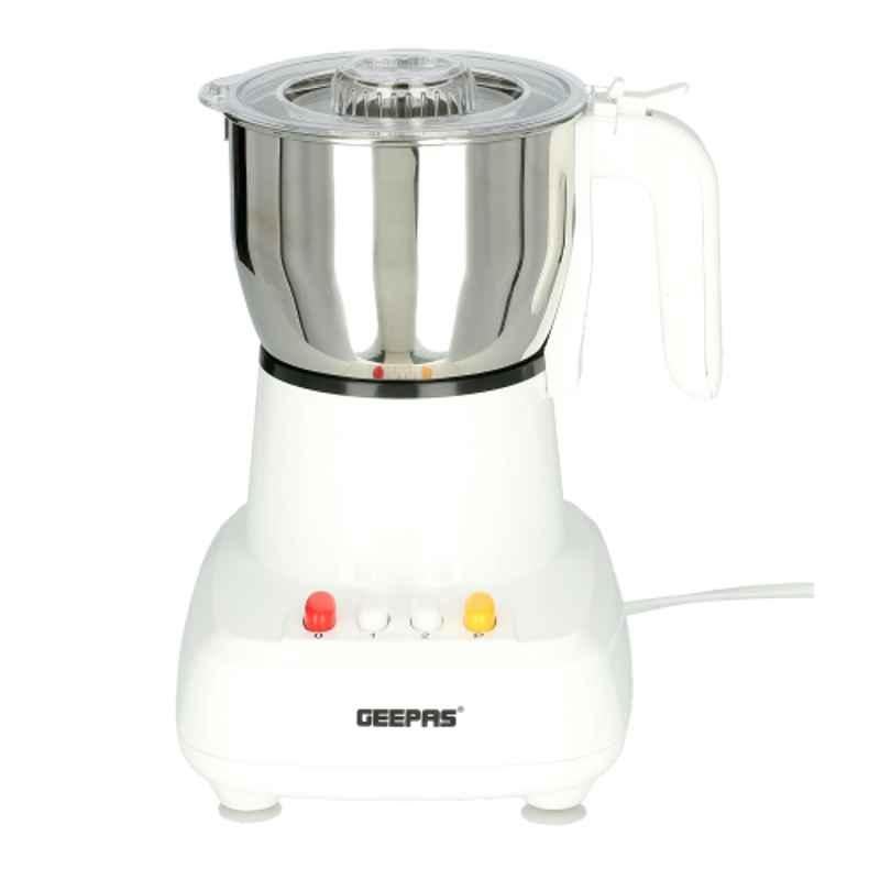 Geepas 300ml Stainless Steel White Coffee Grinder, GCG286