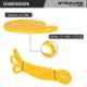 Strauss 2080x4.5x0.64cm Yellow Resistance Pull Up Loop Band, ST-2757